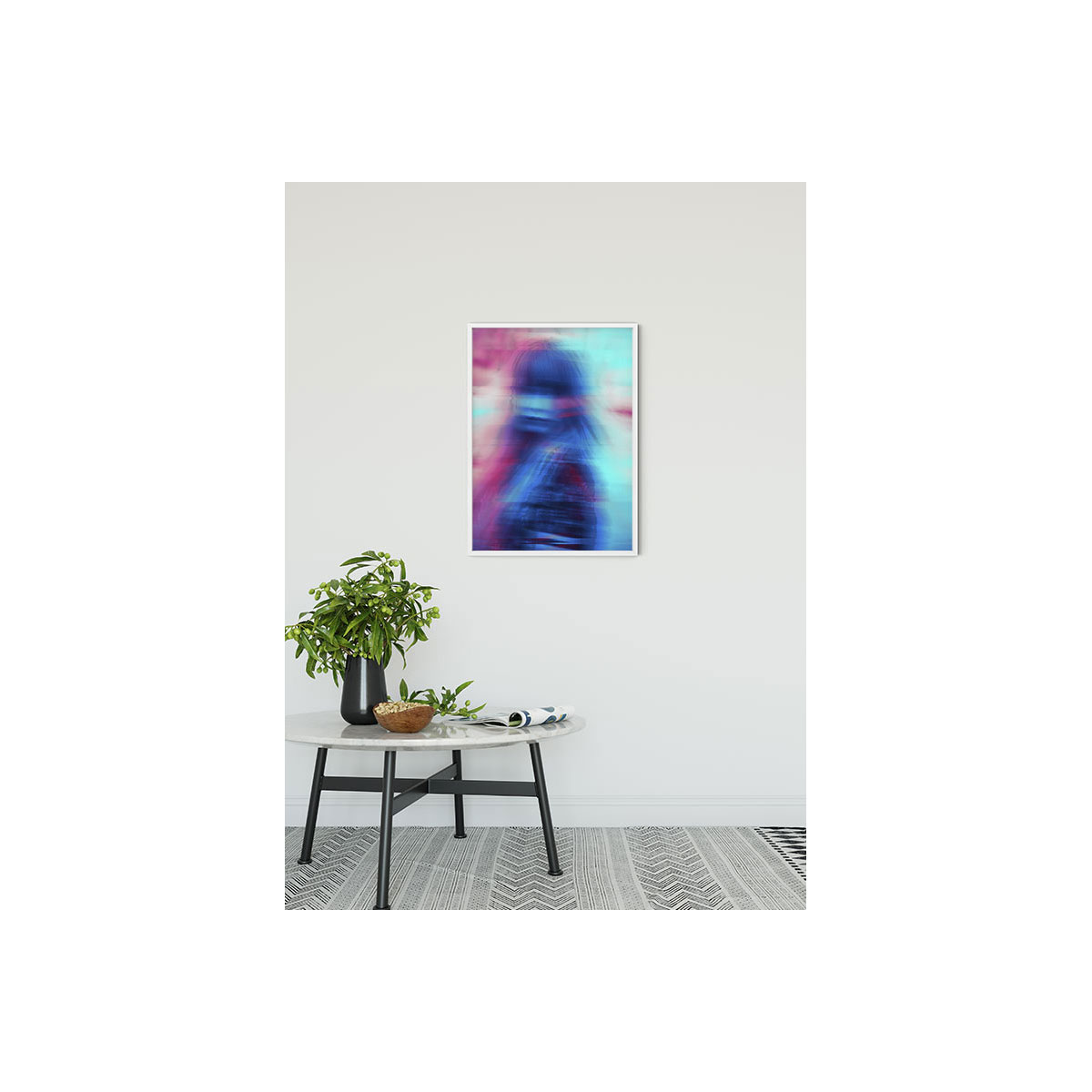 Komar  Wandbild Neon Girl 40x50 cm Bild 1