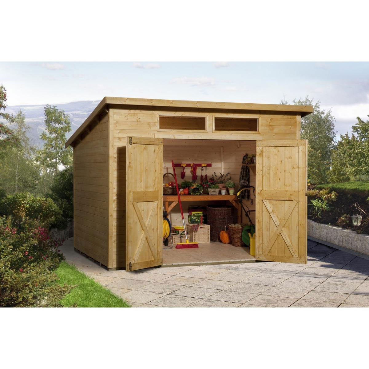 Weka Gartenhaus 325 A Größe 1 lasiert