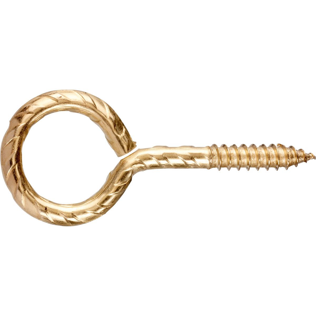 Connex Ringschraube 5 x 40 x 20 mm vermessingt 4 Stück