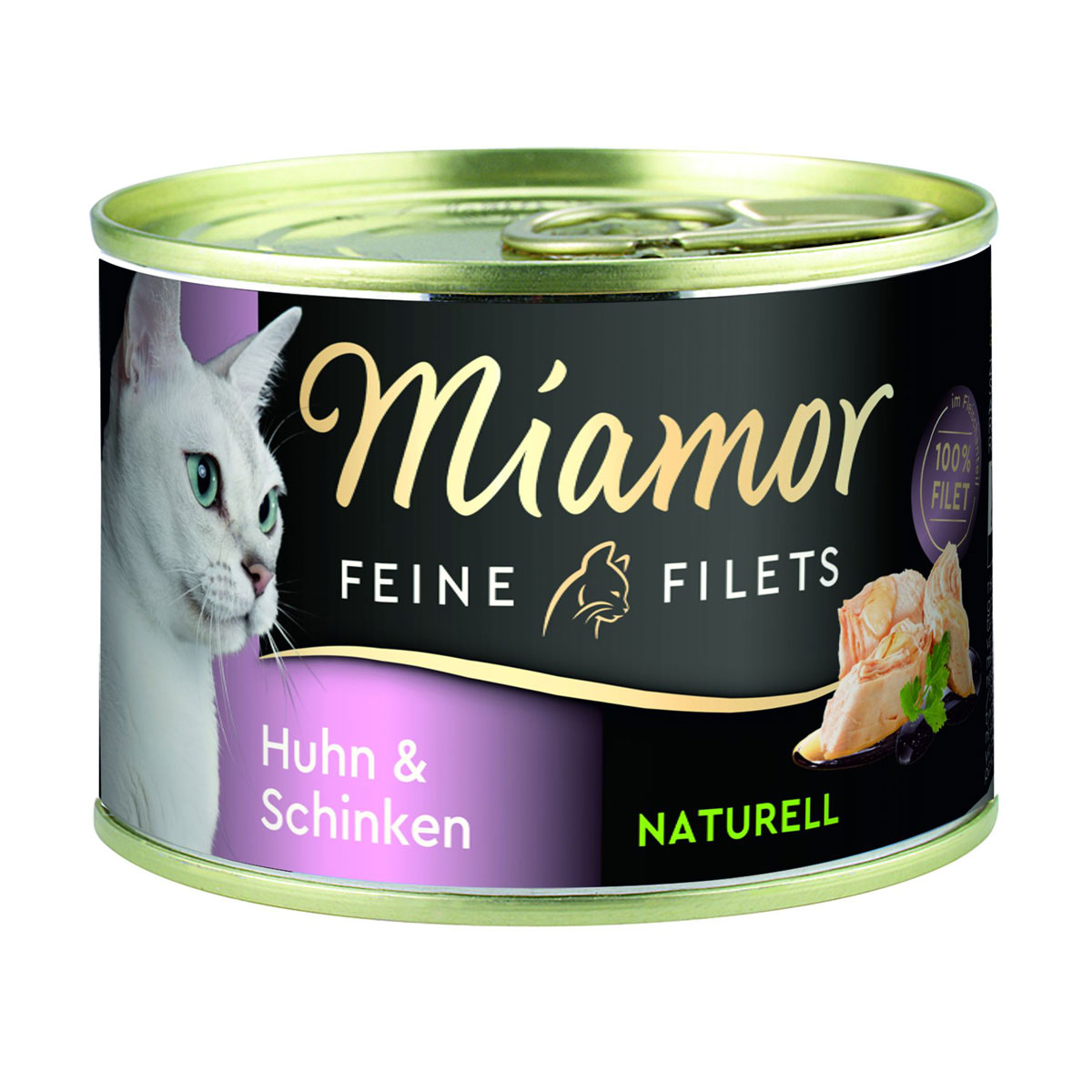 Miamor Dose Feine Filet Naturelle Huhn und Schinken 156g