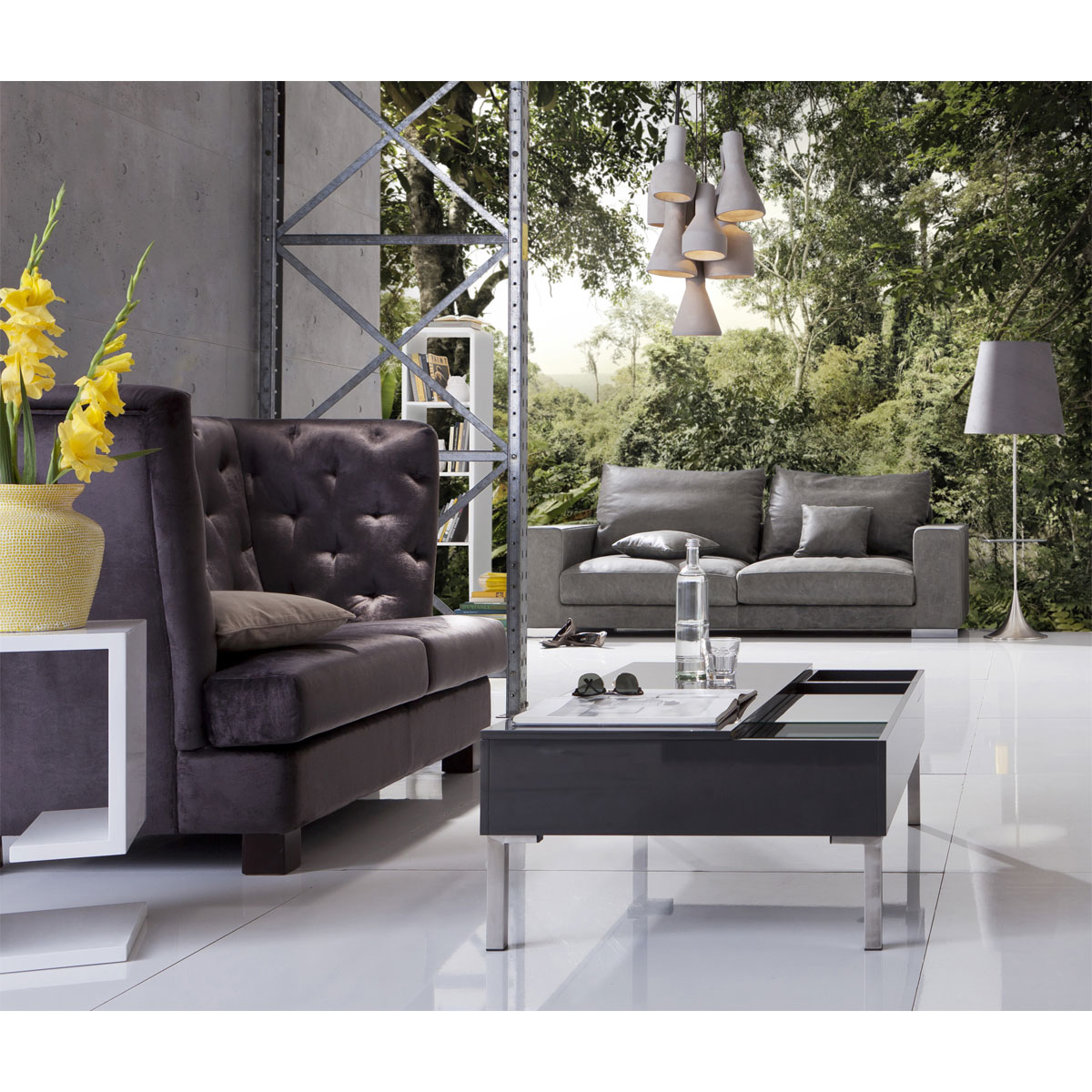 Komar  Vlies Fototapete Dschungel 350x250 cm