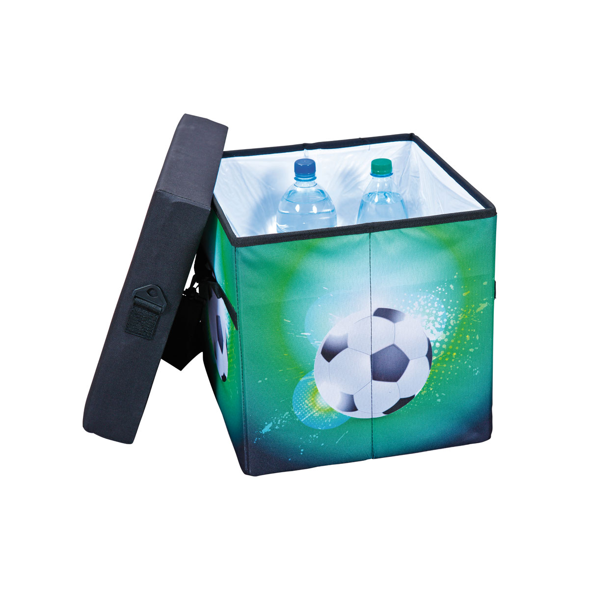 Inter Link Faltkiste „Fanbox I“, Fußball, 37x36x37 cm Bild 3