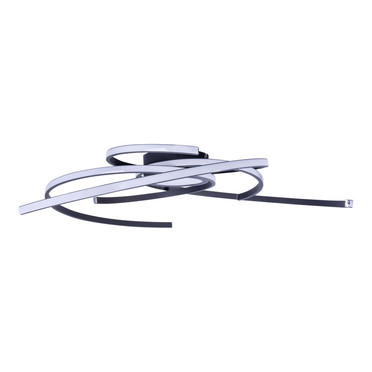 Naeve LED DL Radon Metall/KS schwarzLxBxH 75x75x7cm dimmbar Bild 6