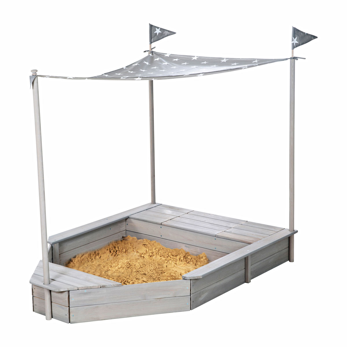 Sandkasten Boot 65 x 109 x 154 cm Bild 3