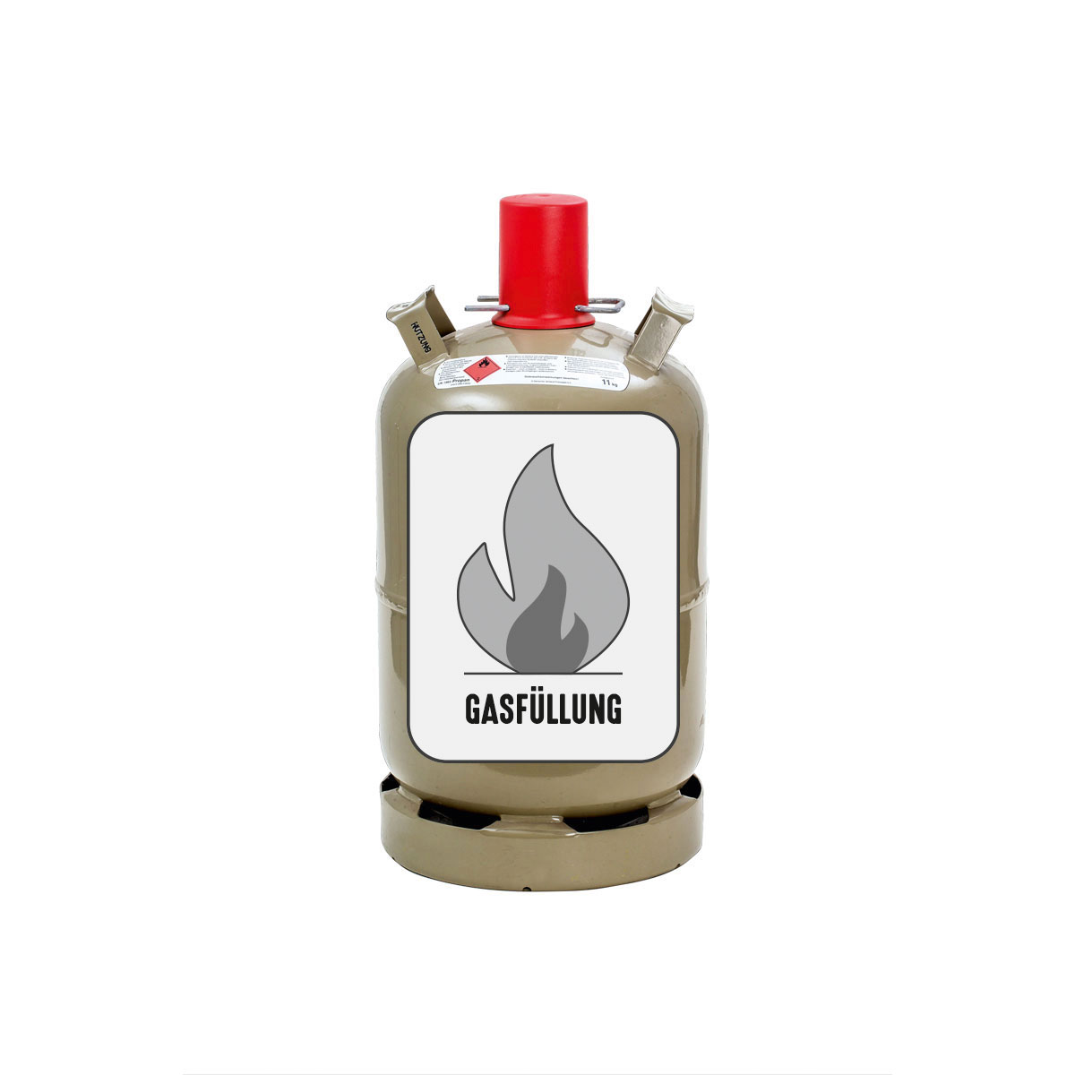 Propangas-Eigentumsflasche Stahl 5 kg Füllung zzgl Pfand Bild 1