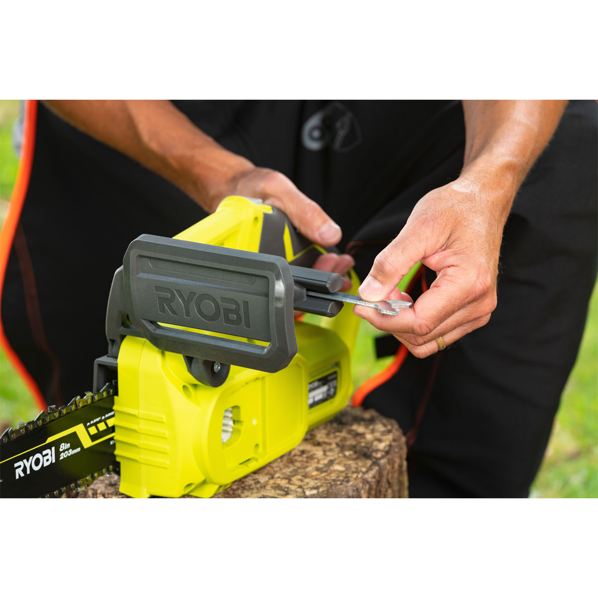 Ryobi  Akku-Kettensäge RY18CS20A-0 Schwertlänge 20 cm Bild 13