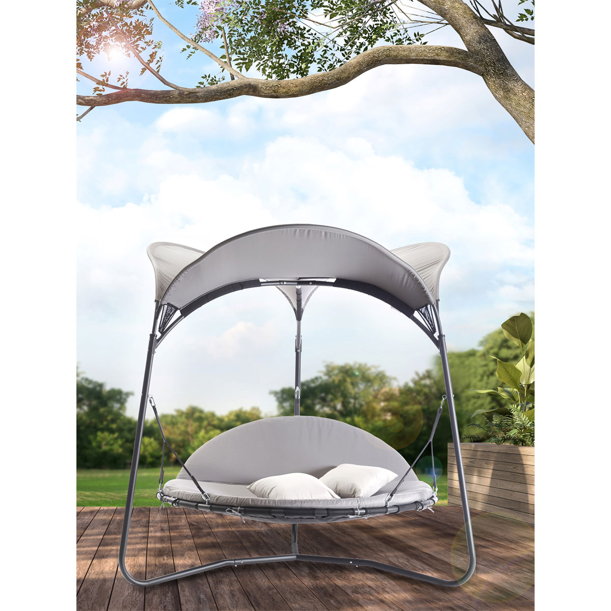 Leco Luxusschaukelbett Mareike Gartenschaukel Bild 2