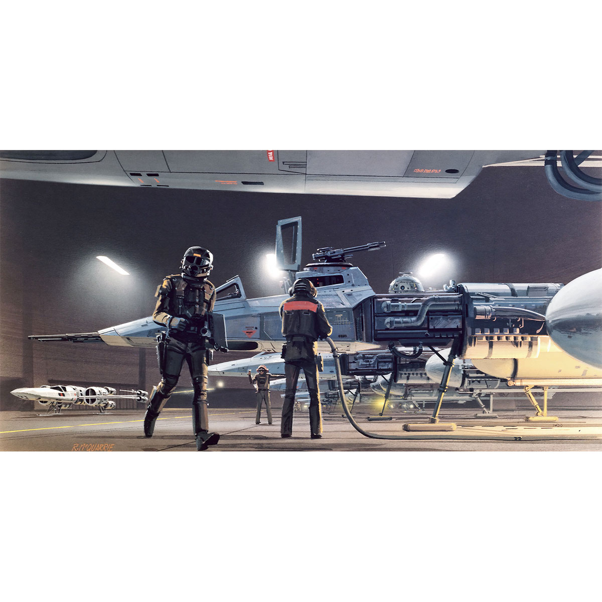 Komar  Vlies Fototapete Star Wars Classic Yavin Y-Wing 500x250 cm Bild 2