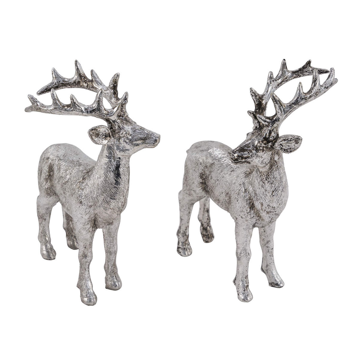 Polyhirsch silber stehend 2sort. 16x1