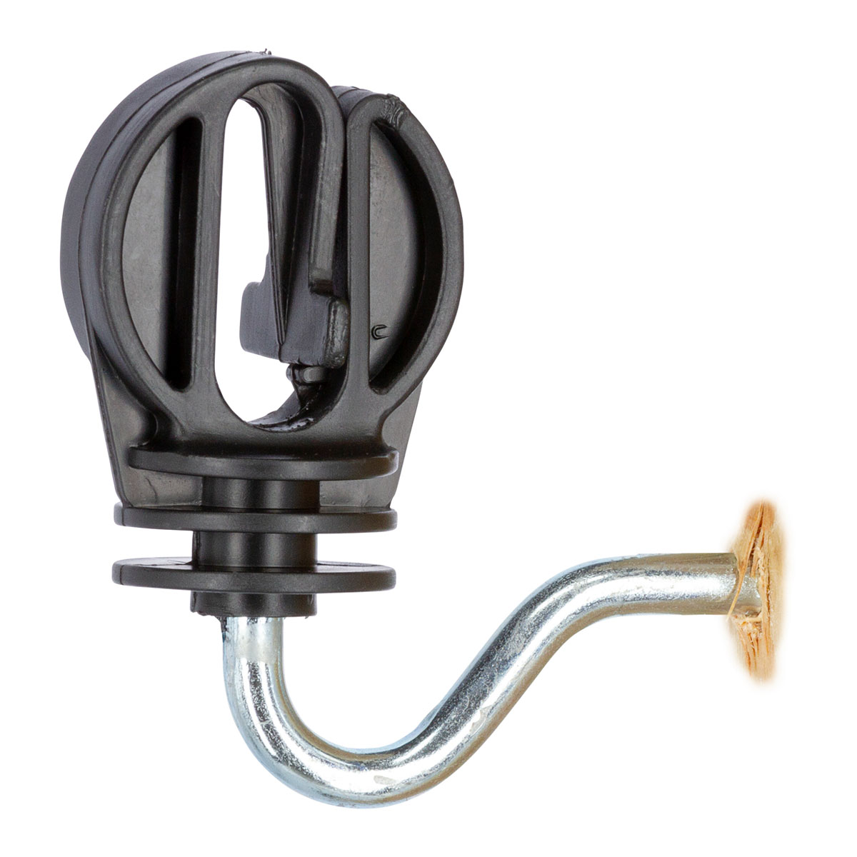 Breitband-Ringisolator Durchmesser 6 mm schwarz für 20 mm