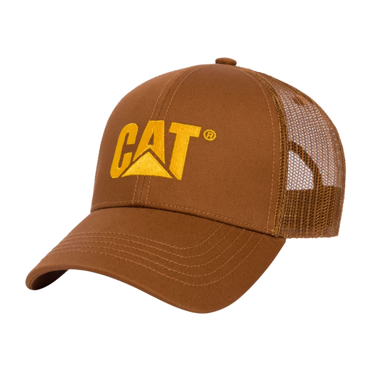 CAT Raised Logo Cap bronze