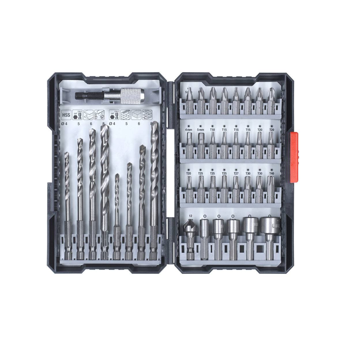 kwb  Bit-Bohrerbox 39 teilig inklusive L-Box Bild 1