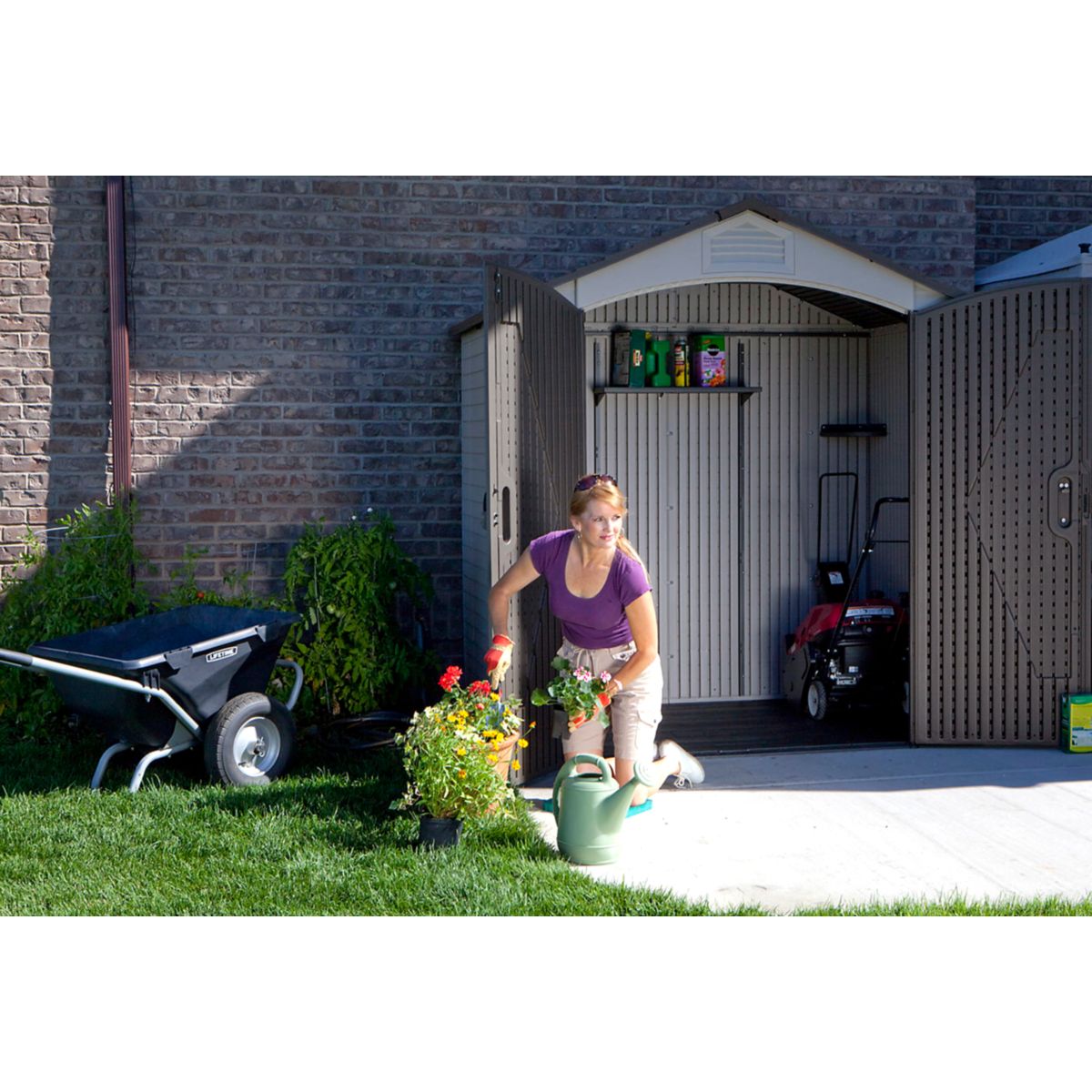 Lifetime Gerätehaus Starlet 142,5x214,6x227,9 cm Bild 7