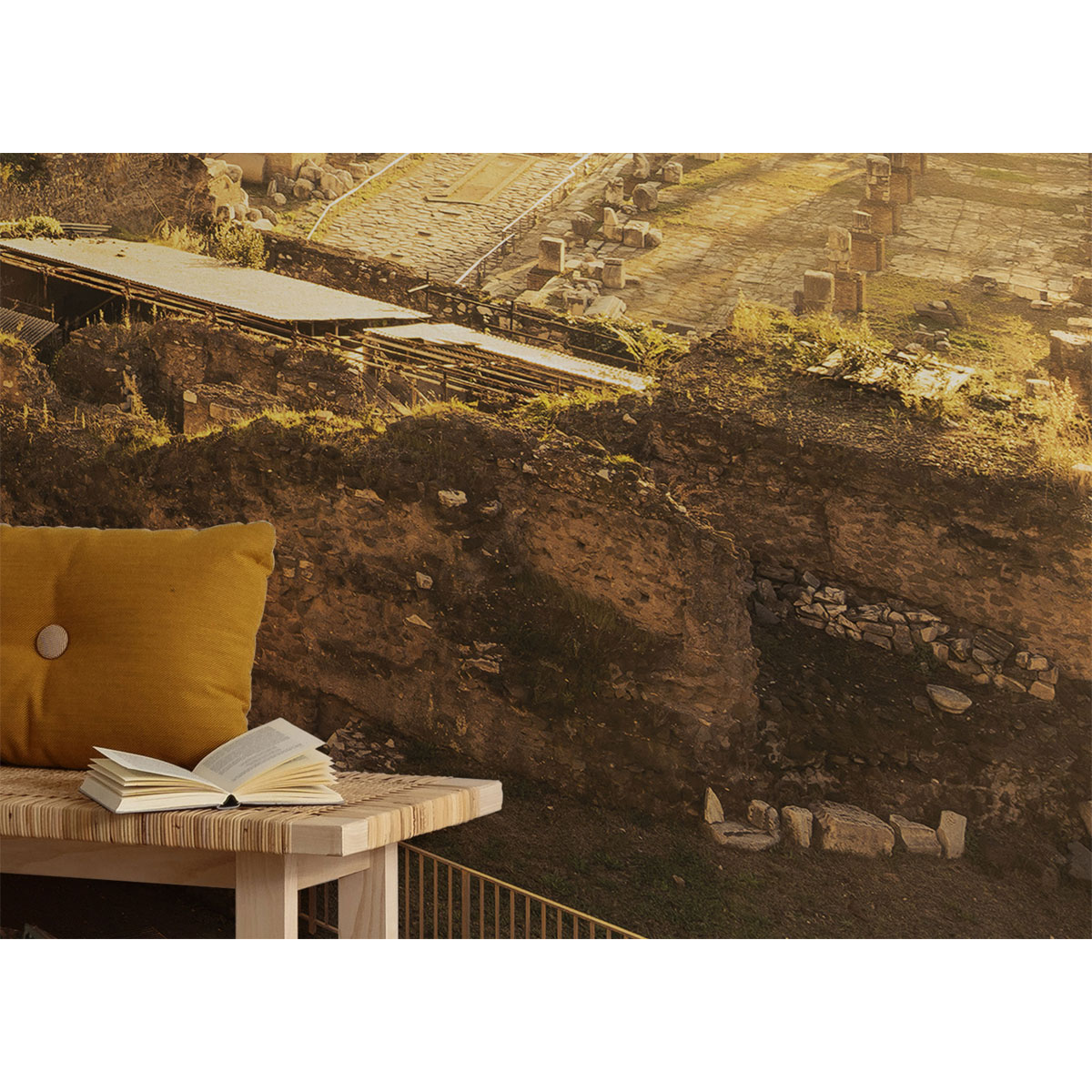 Komar  Vlies Fototapete Forum Romanum 500x280 cm Bild 4