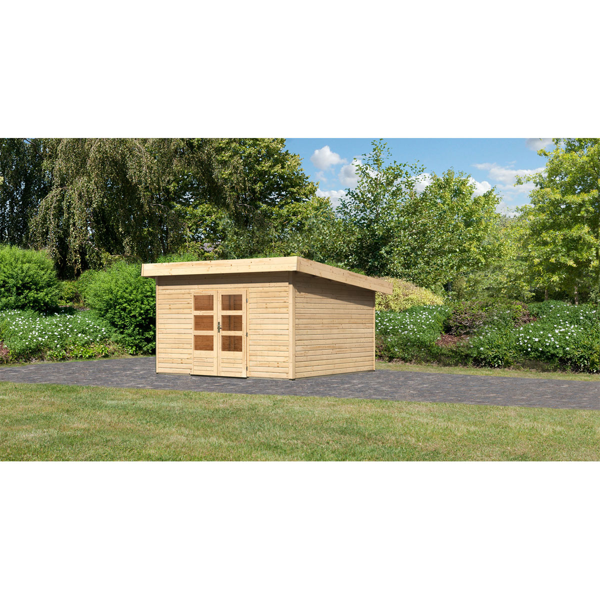 Gartenhaus Northeim 5 naturbelassen 40mm