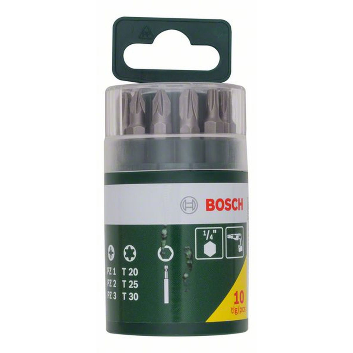 Bosch  Schrauberbit-Set Runddose mit Torx 10-teilig Bild 2