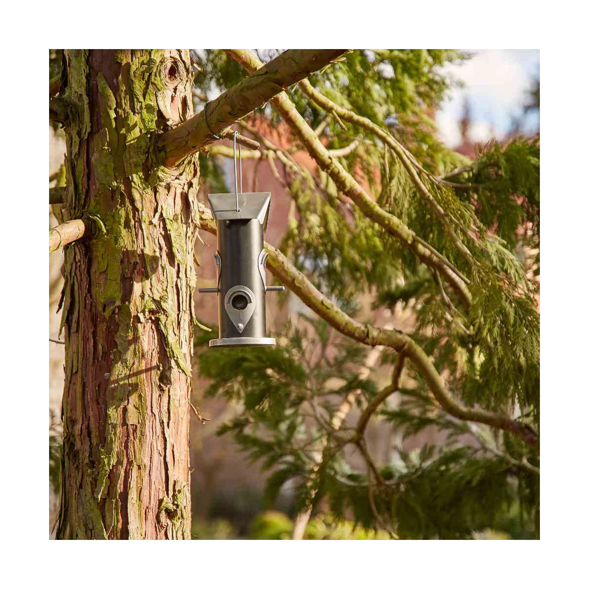 Siena Garden Vogelfuttersäule „Black Line“ für Mischfutter, 25 cm Bild 3