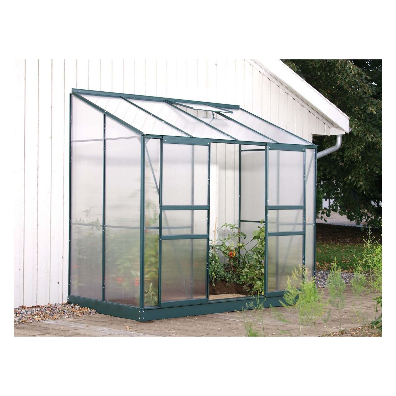 Vitavia Gewächshaus Styx 3300 3,3m² 4 mm Hohlkammerplatten grün