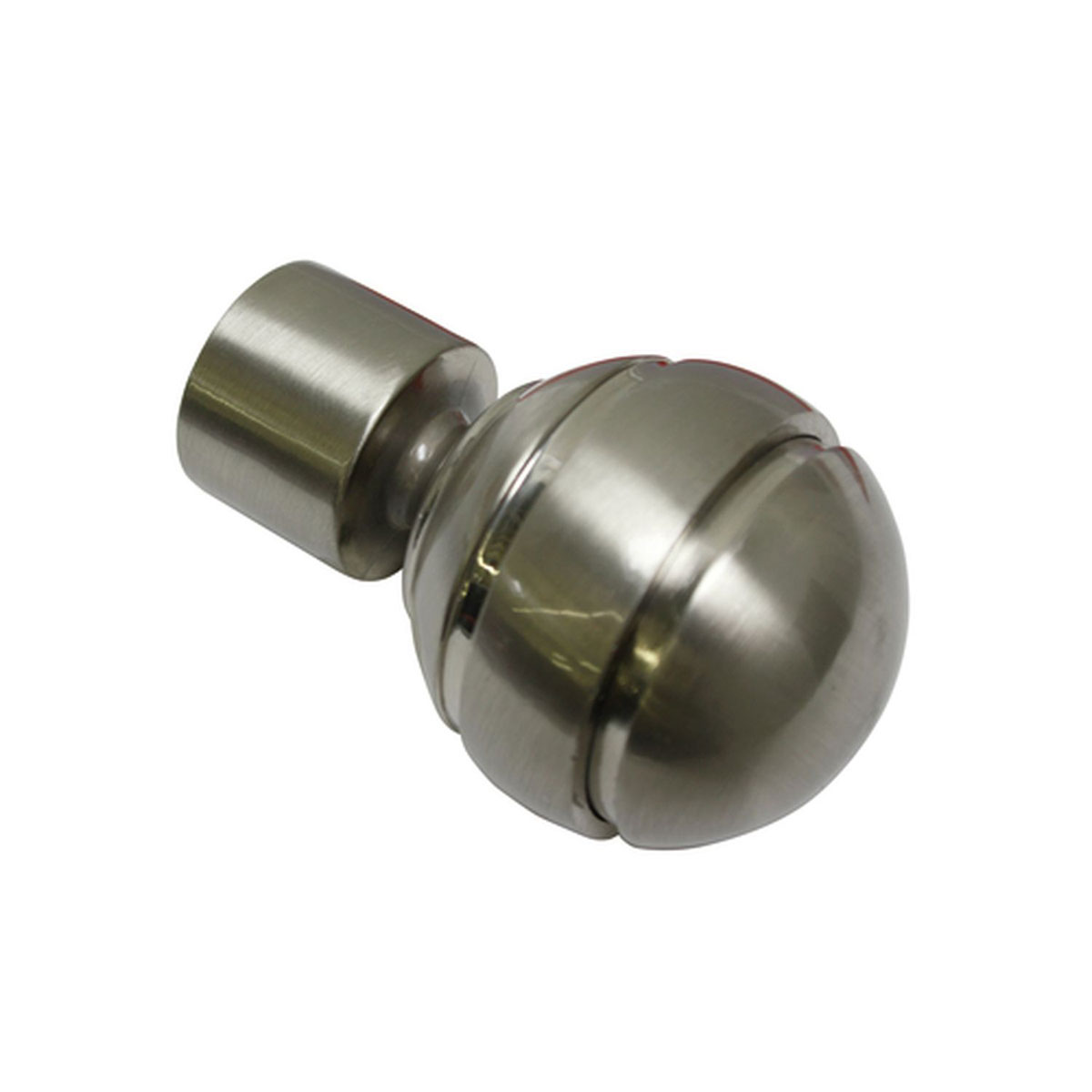 Gardinia Endstück Chicago Kugel für Durchmesser 20 mm Edelstahl-optik