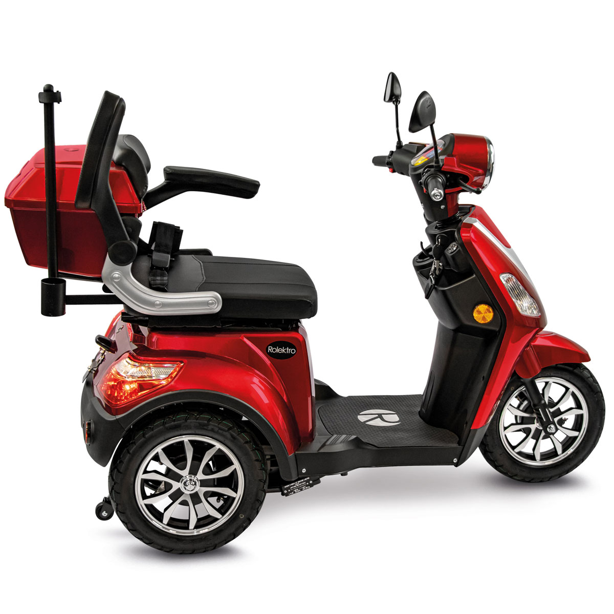Rolektro E-Trike 15 V.3 Lithium Rot 60-30AH Akku 1000 Watt Bild 7