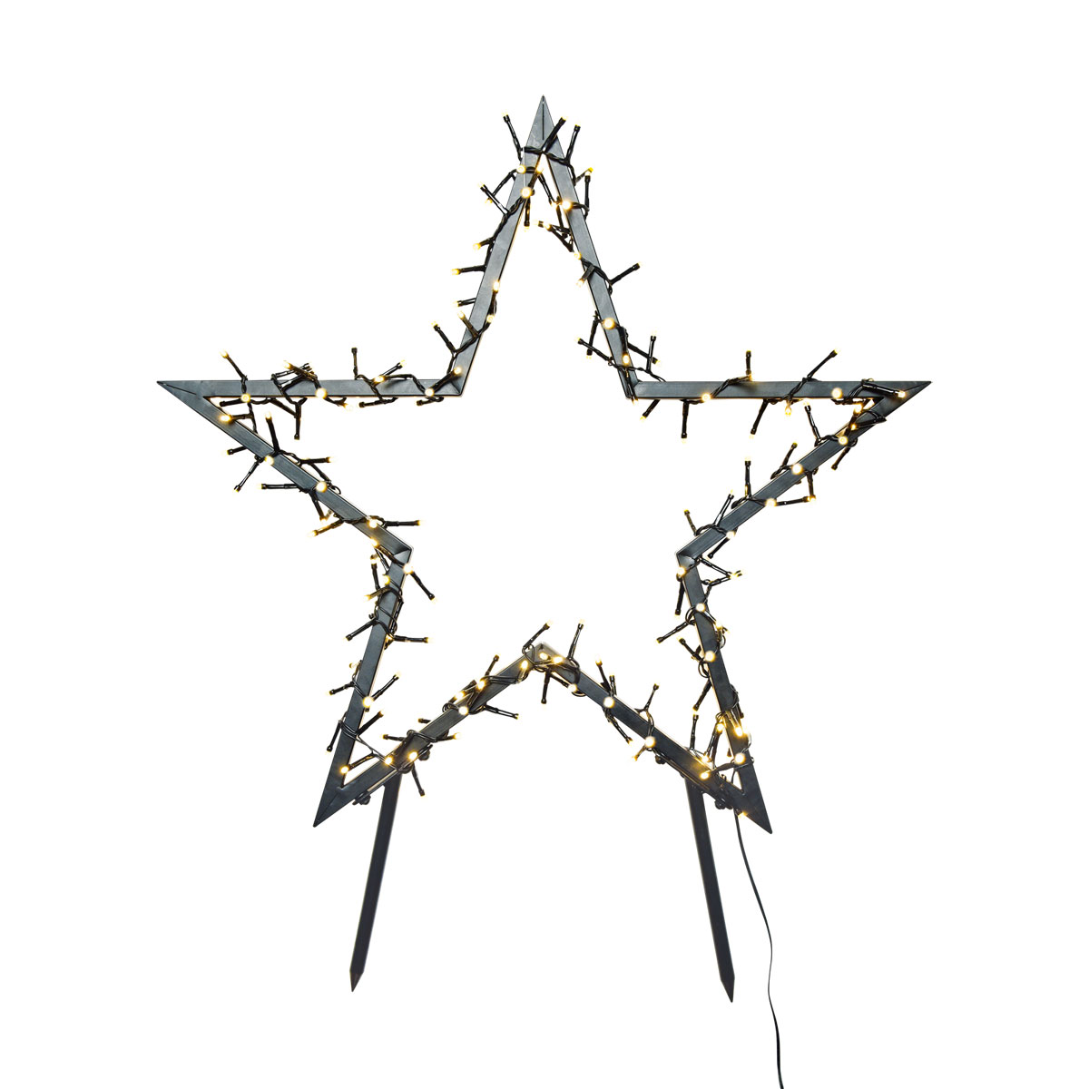 Ambientis Gartenstecker Stern 150 LEDs Außen 5m Zuleitung