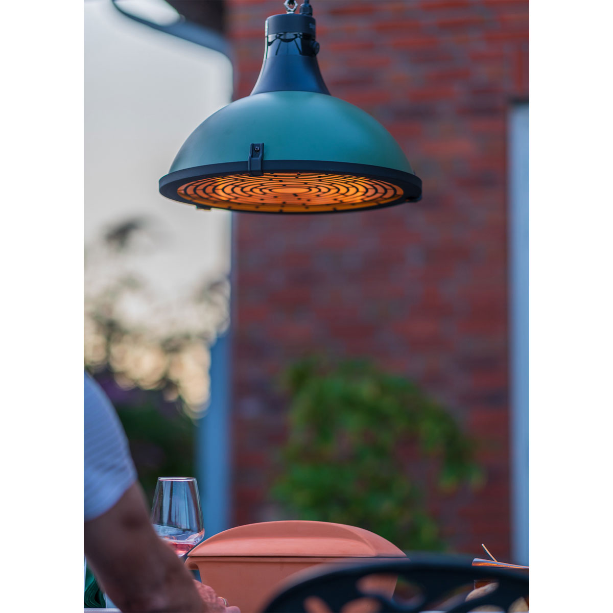 SUNRED Smart Heater IndusUltra Jade Green 2.100 Hanging Bild 3