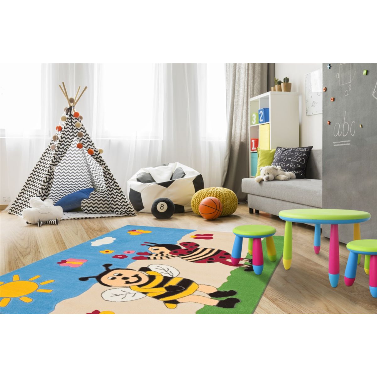 Joy 4091 Multi Bumblebee 110cm x 160cm Bild 2