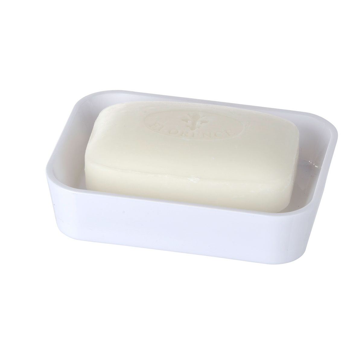 Wenko Seifenablage Candy weiß 12 x 3 x 9 cm Bild 2