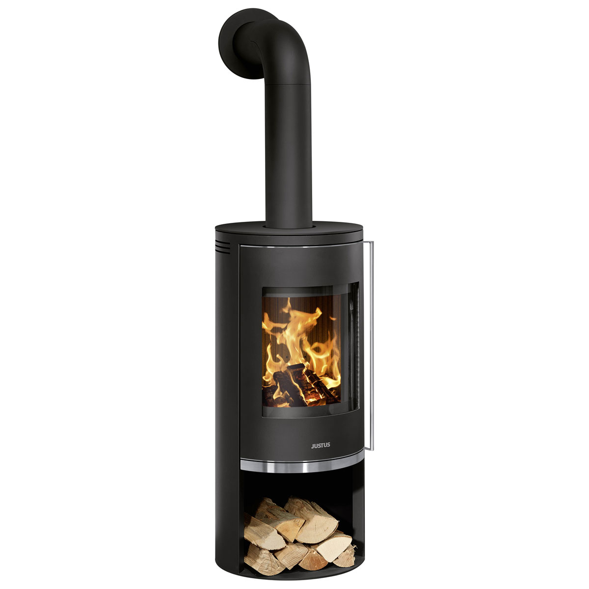 Kaminofen Faro 2.0 Stahl schwarz Abd.Stahl schwarz