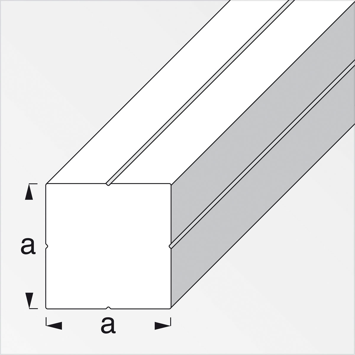 MyTool Quadratstange 11,5 mm 1m blank Bild 2