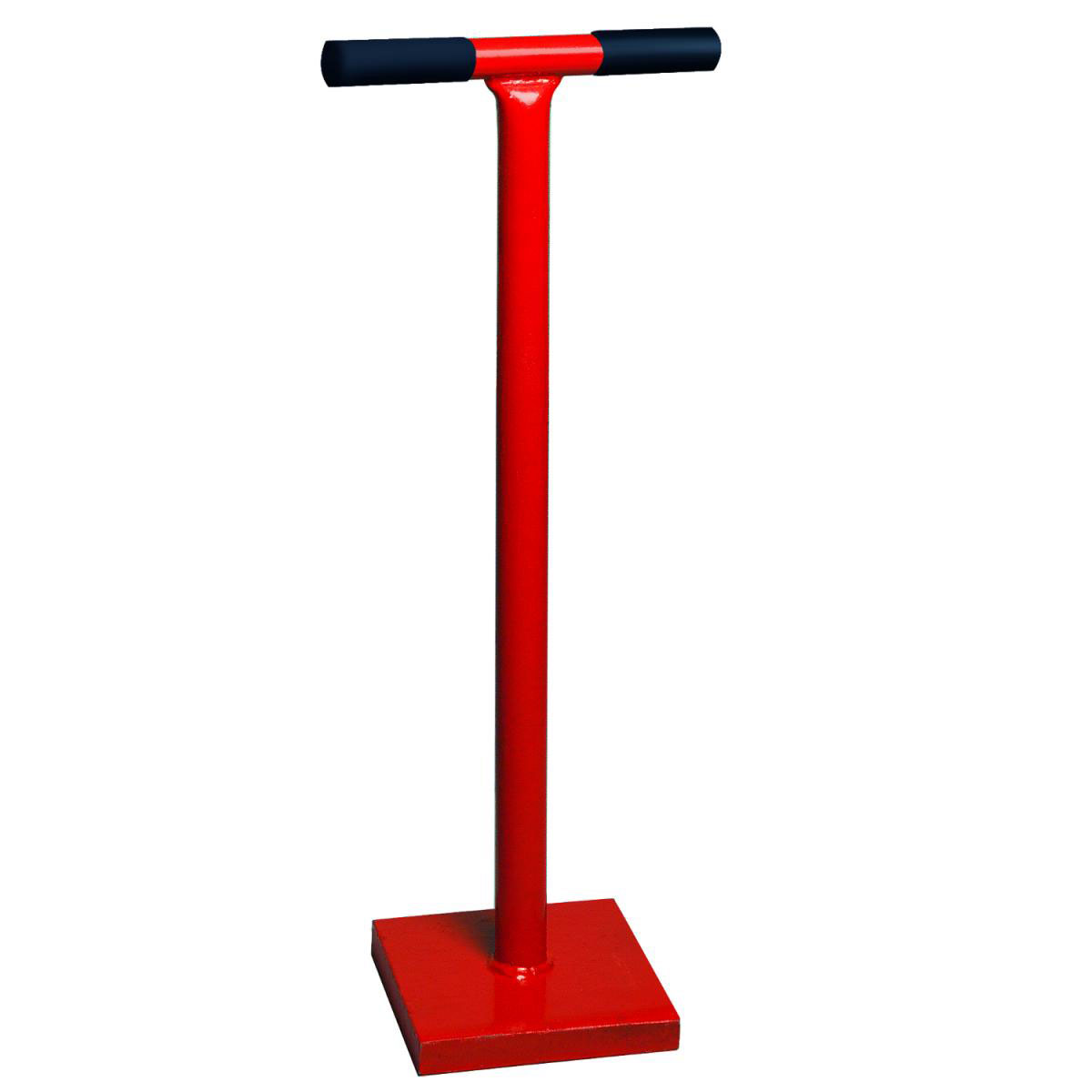 SHW Erdstamper 20 x 20 cm mit Stief rot