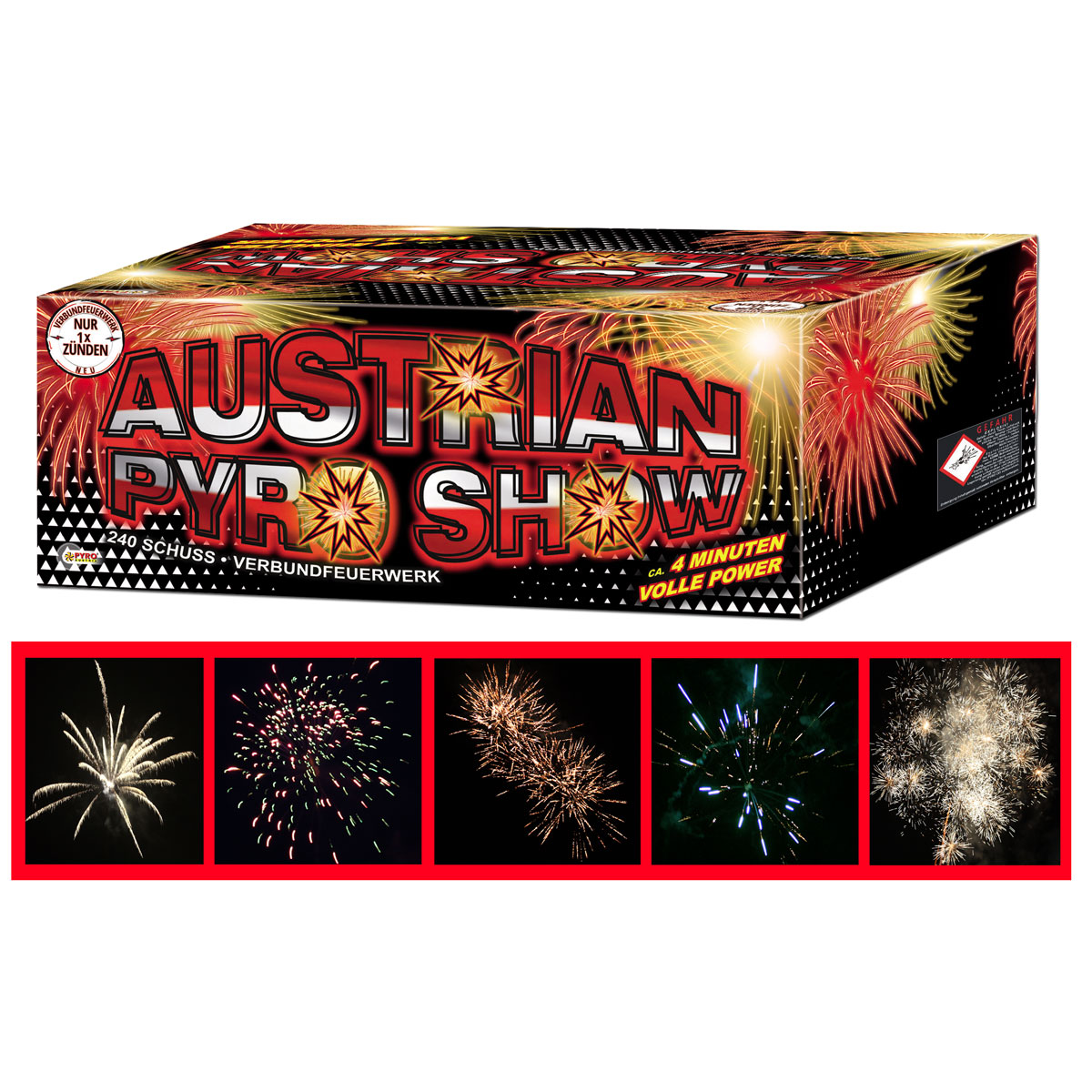 Verbundfeuerwerk Austrian Pyro Show