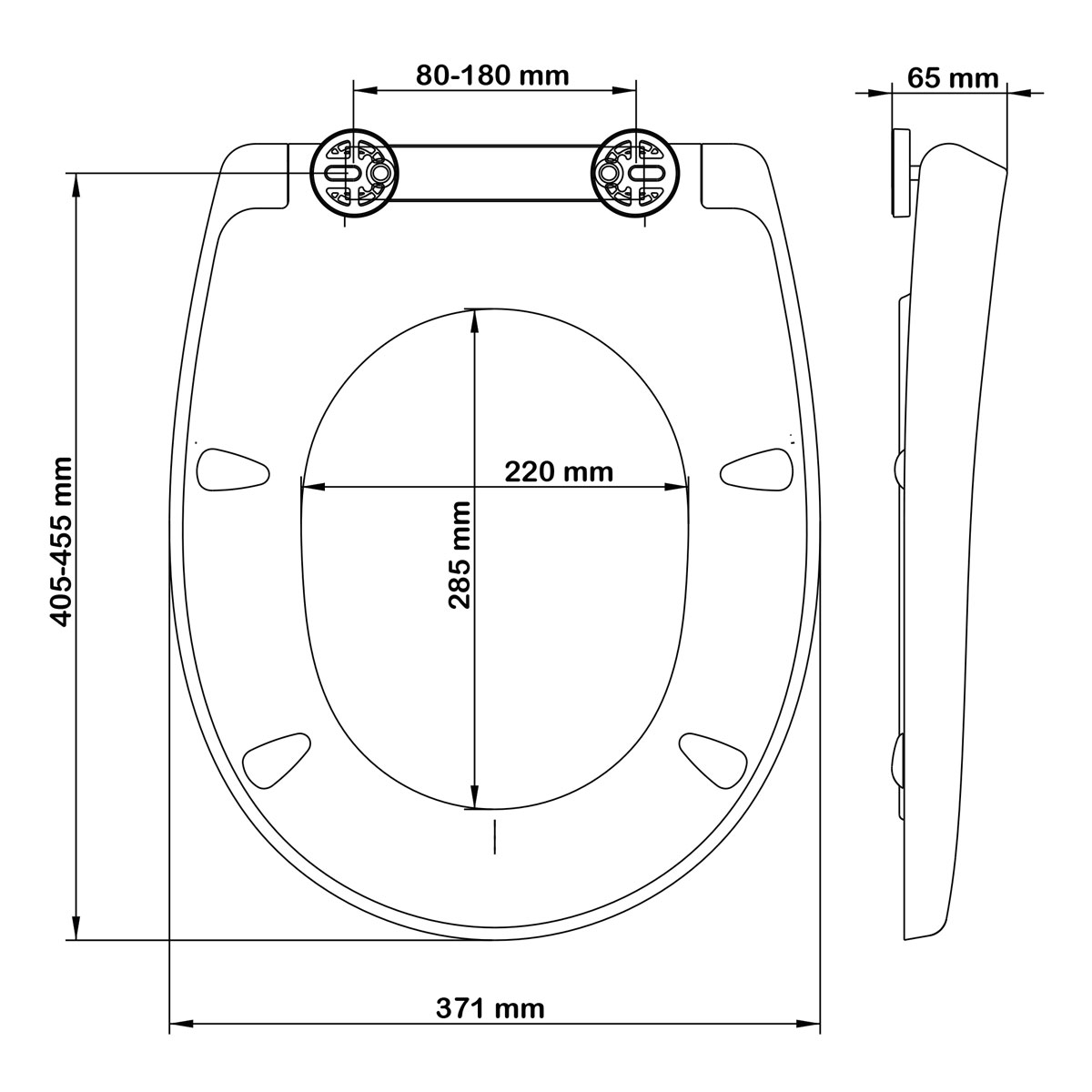 WC Sitz Bemis Click&Clean Classic weiß Bild 7