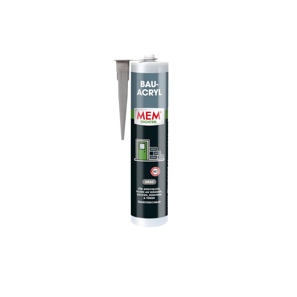 MEM Bau-Acryl grau 300 ml