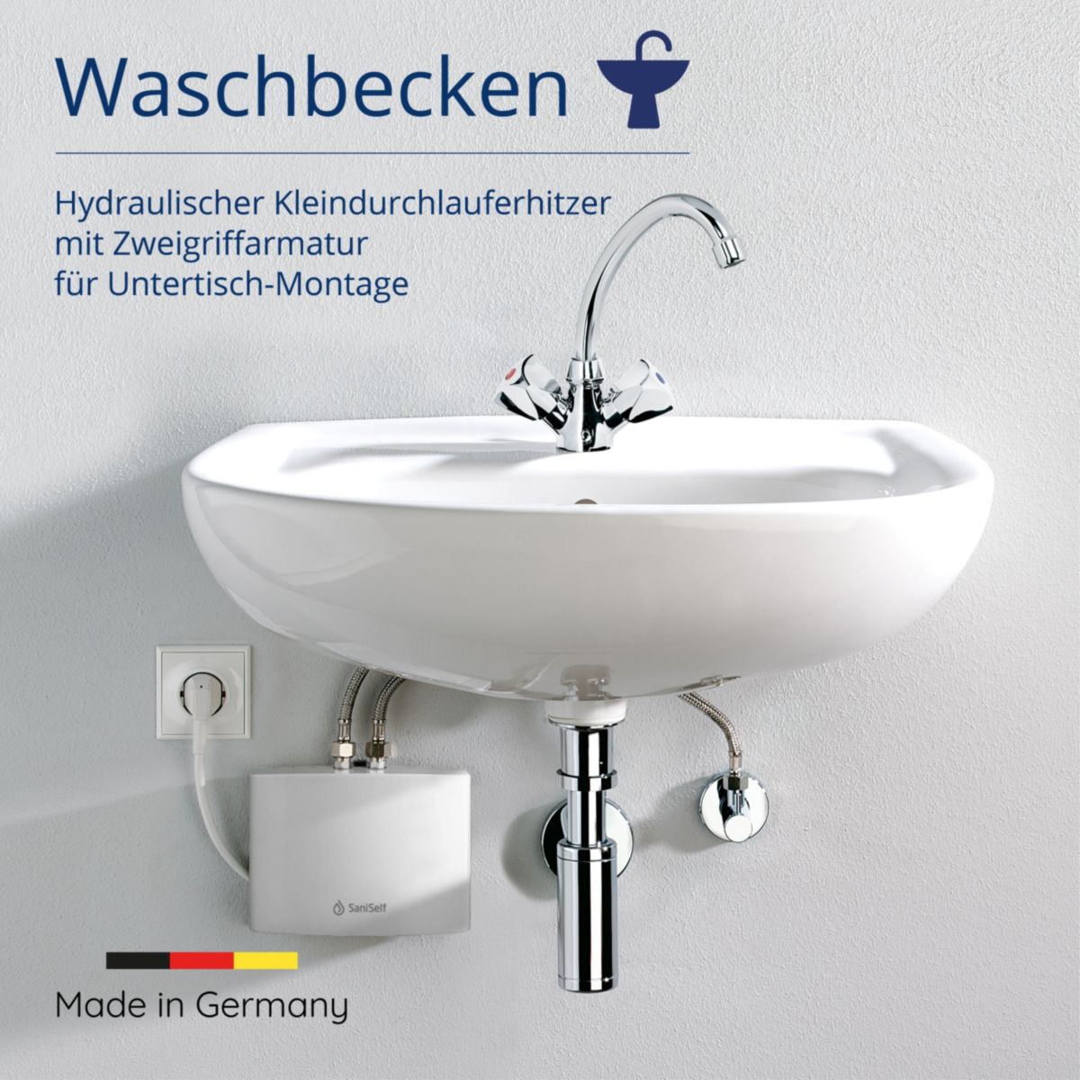 Kleindurchlauferhitzer KDU saniself 3,5kW 230 V Bild 2