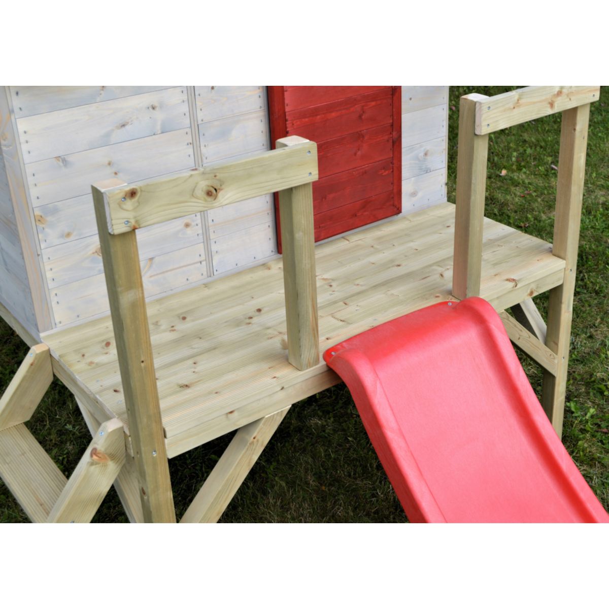 Wendi Toys Spielhaus Tiger inkl. Rutsche 310x197x242 cm Bild 7