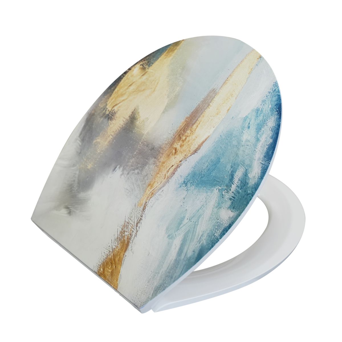 Valblue WC-Sitz Art Curving Print Durop.; Absenkautomatik, abehmbar per Knopfdruck Bild 2