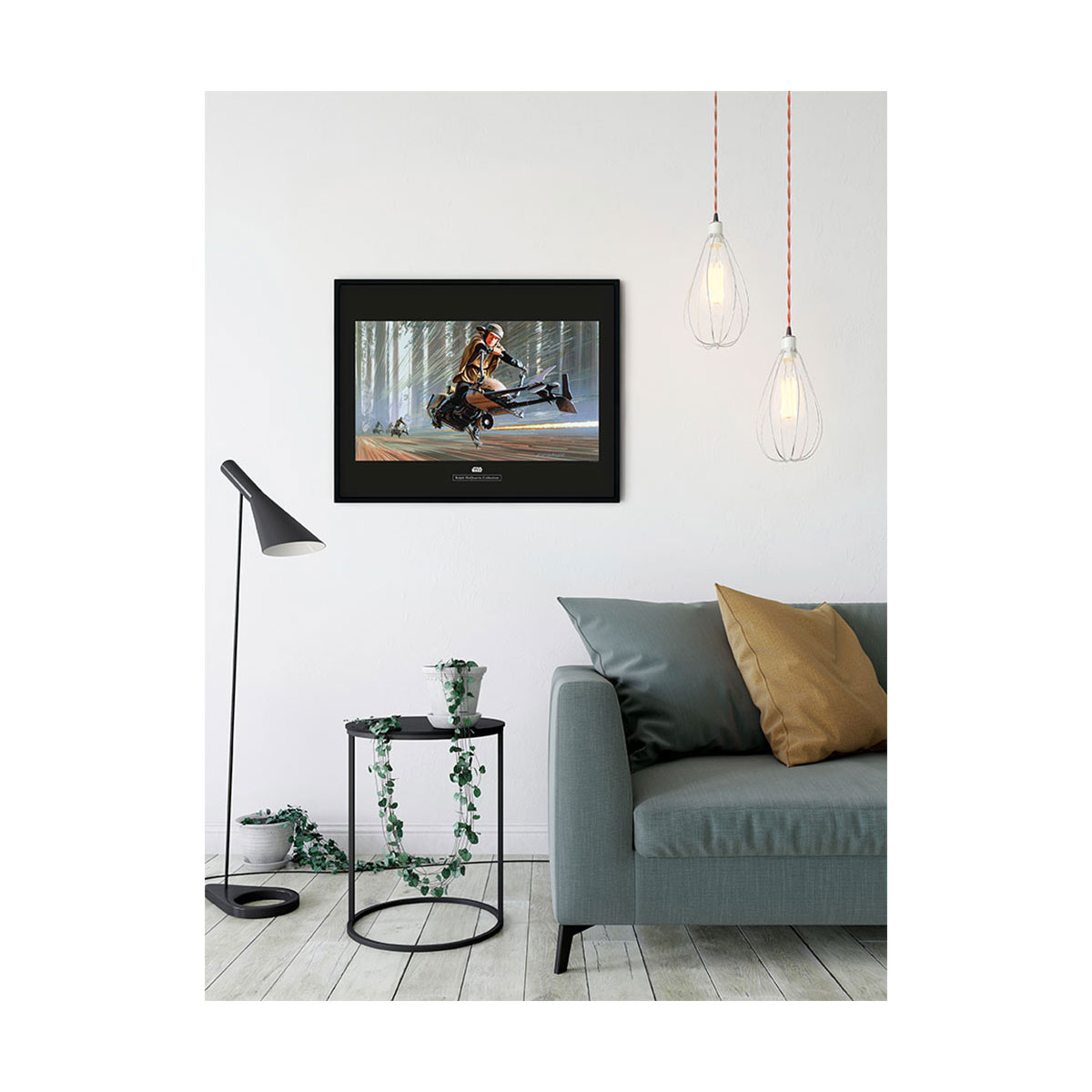 Komar  Wandbild Star Wars Classic Endor Speeder 40x30 cm Bild 3