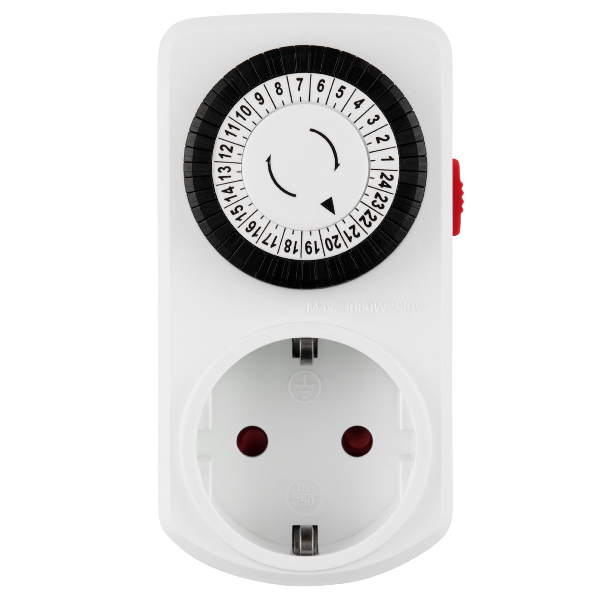 REV Ritter Zeitschaltuhr innen mechanisch Standard 48 Schaltzeiten weiß