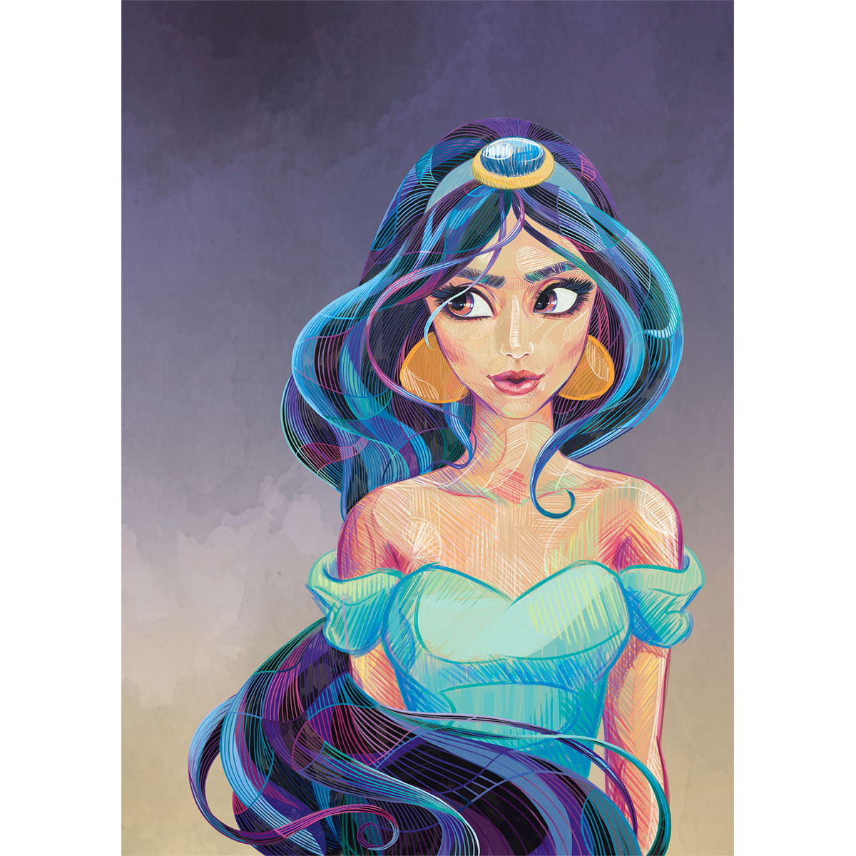 Komar  Vlies Fototapete Fascinating Jasmin 200x280 cm Bild 2