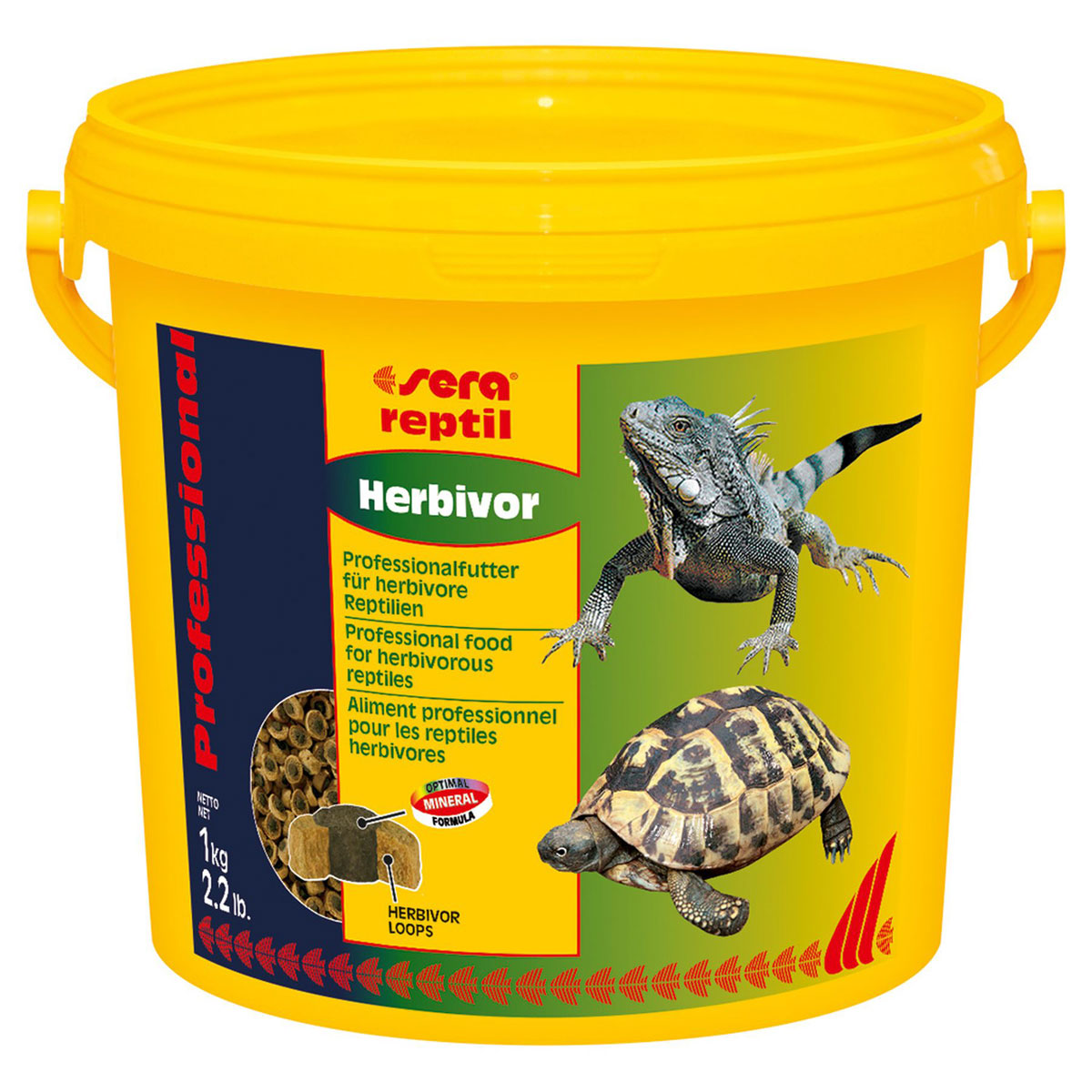 sera reptil Professional Herbivor 3,8 l / 1 kg