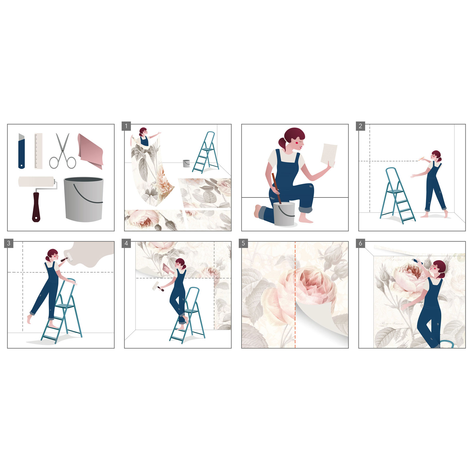 Komar  Vlies Fototapete Bazar 368x248 cm Bild 3