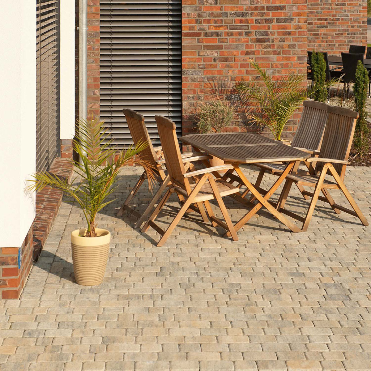 Diephaus  Pflaster Nature muschelkalk, 6 cm, 1,04 m2 pro Lage Bild 2