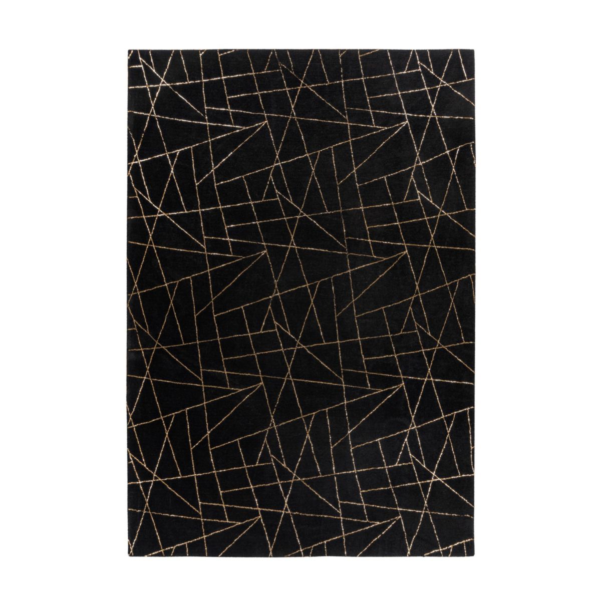 Bijou 125 Schwarz / Gold 120cm x 170cm