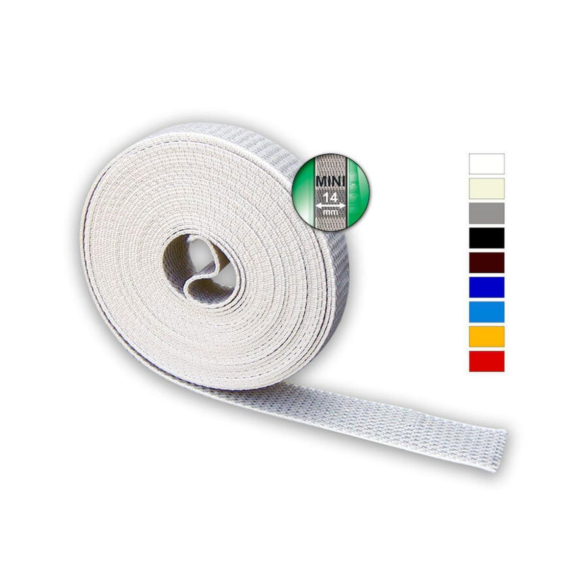 Schellenberg Gurtband Mini 14 mm / 6 m weiß Bild 1