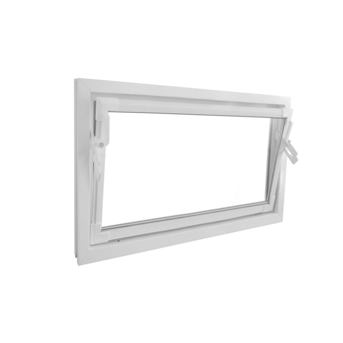 Kippfenster Q59 1000 x 600 mm ISO Glas weiss