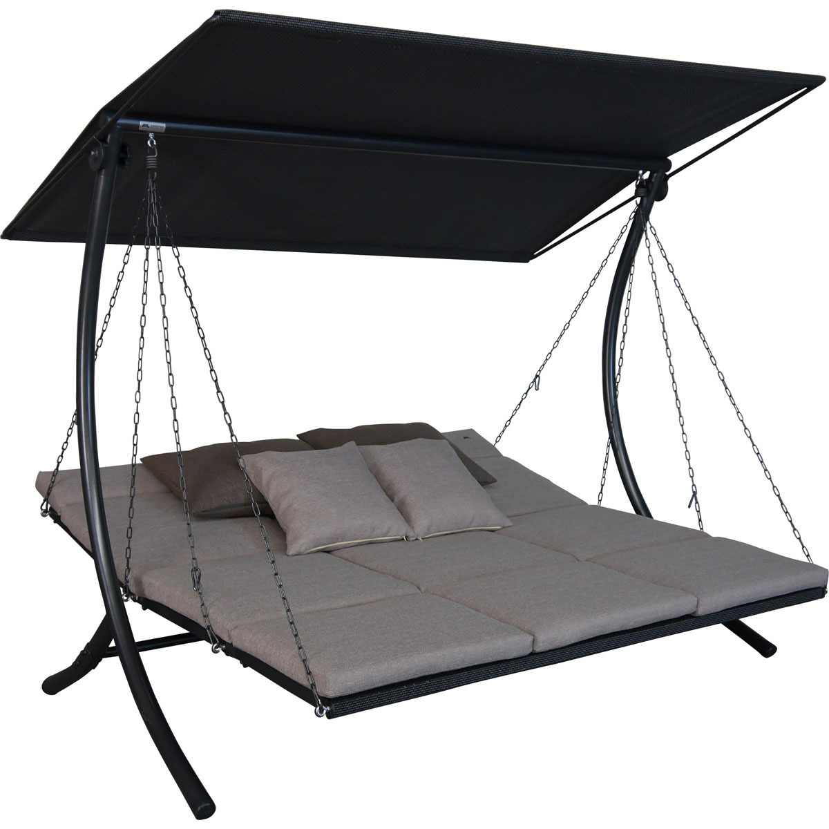 Angerer Freizeitmöbel GmbH Hollywoodschaukel Swing 3-Sitzer Smart sand Bild 3