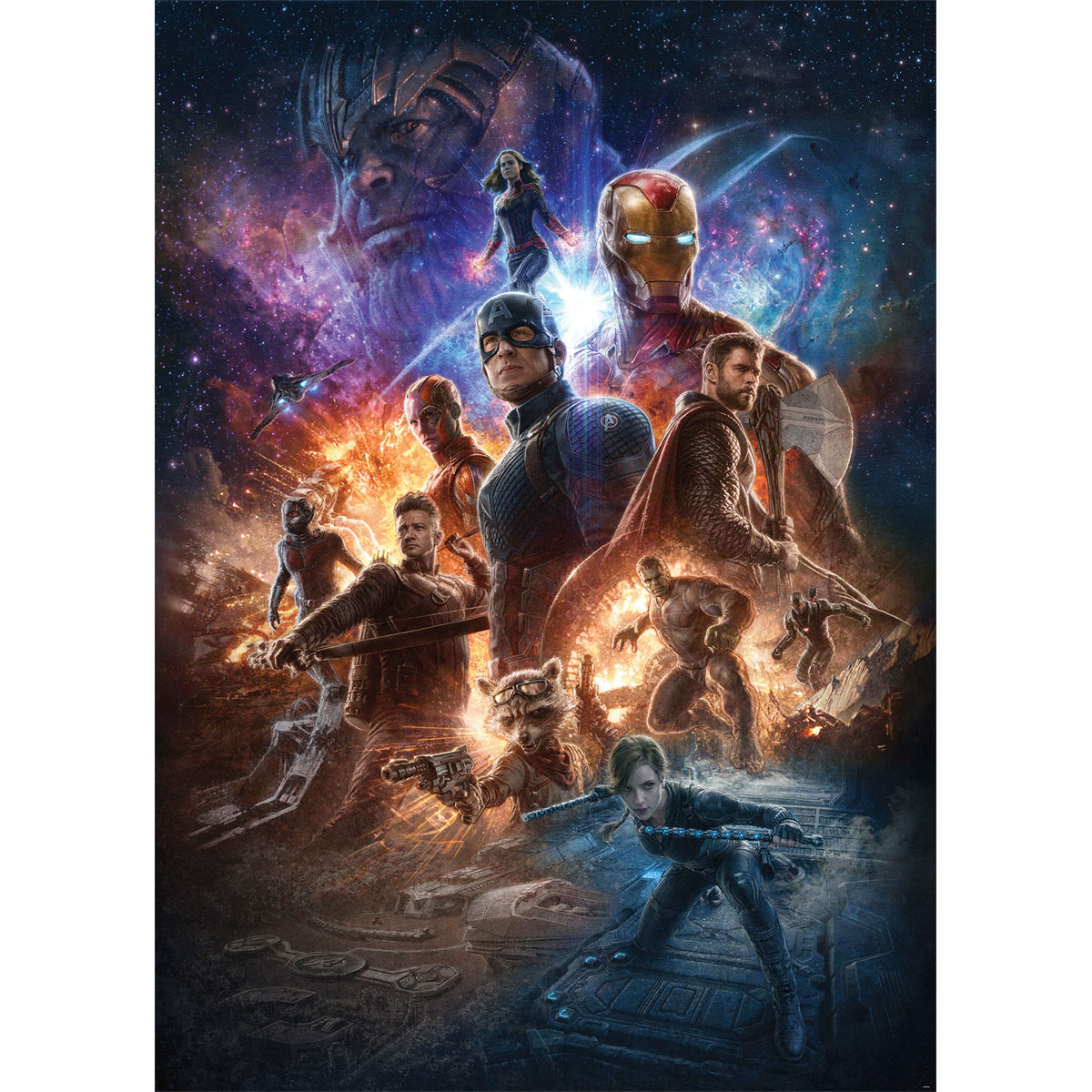Komar  Vlies Fototapete Avengers Battle of Worlds 200x280 cm Bild 2