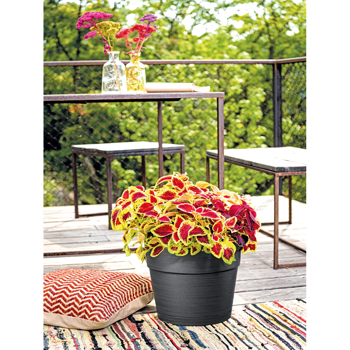 Pflanztopf Vaso Save R 29 cm anthrazit Bild 2