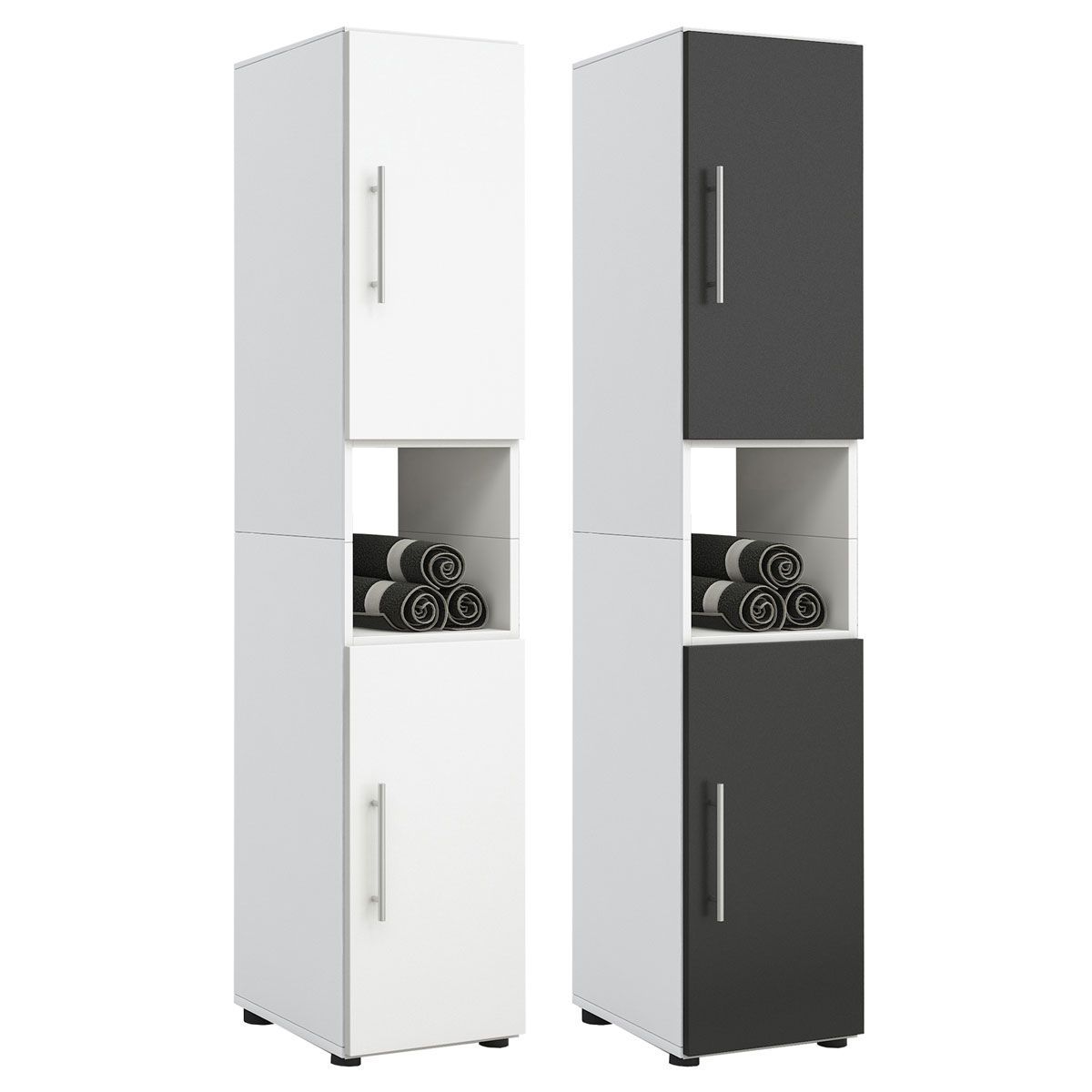 Hochschrank Flandu weiß Bild 2